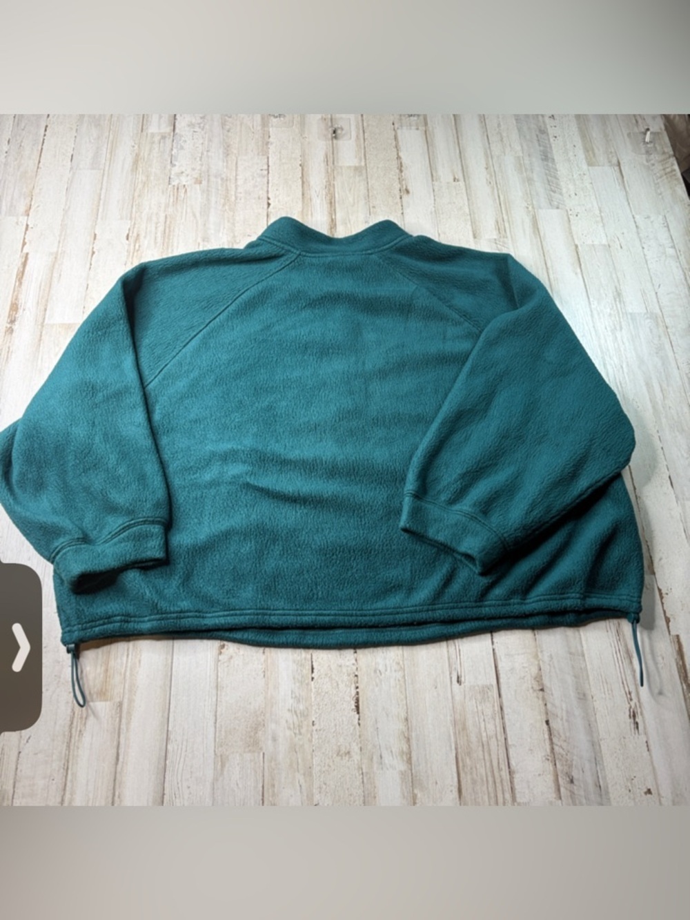 Old Navy Teal Half-Zip Fleece Pullover 3X - Picture 9 of 13